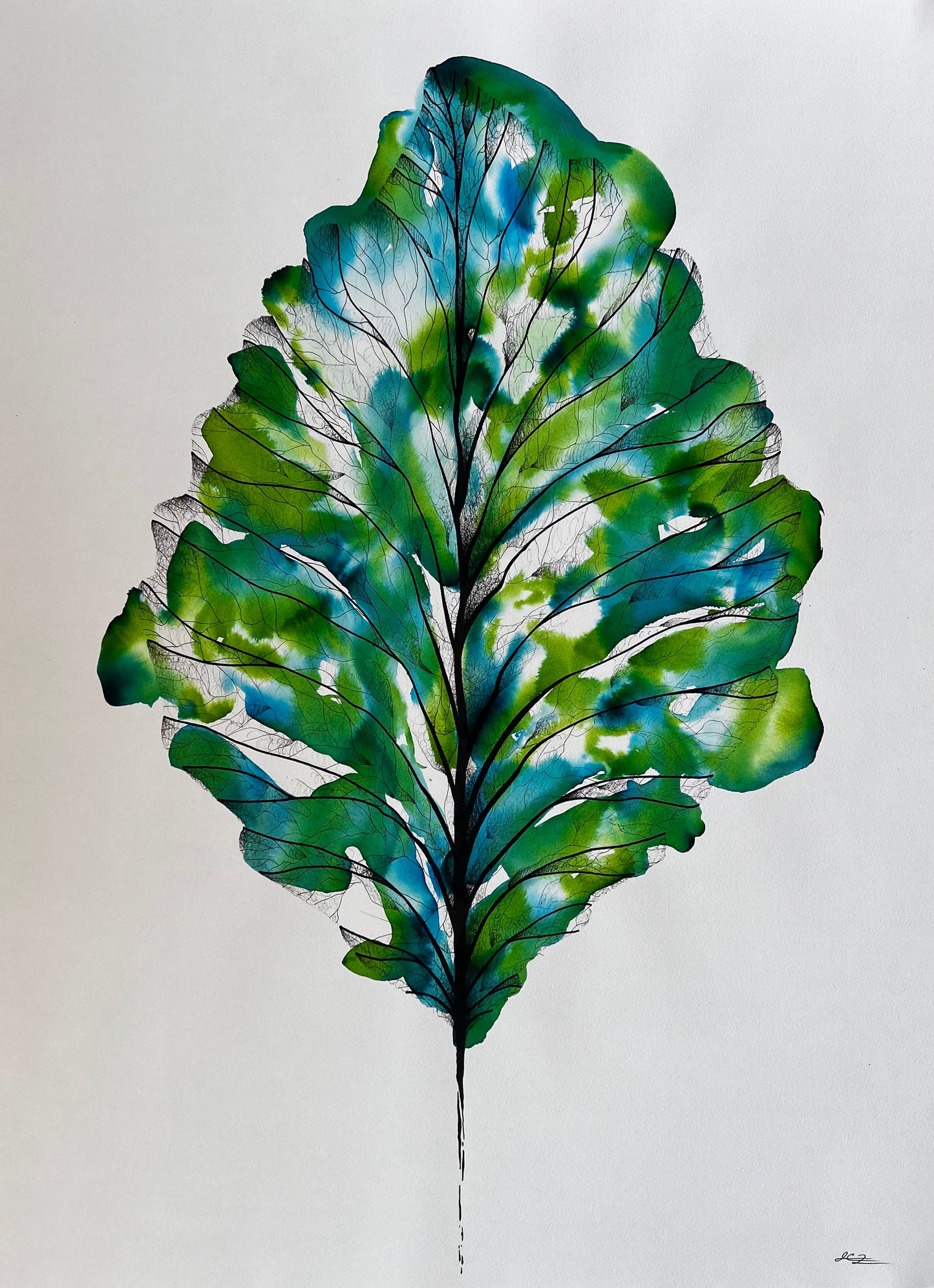 Spring Leaf (22-3/4in x 30-3/4in)