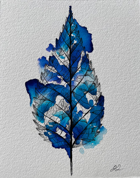 Winter Leaf (8in x 10in)