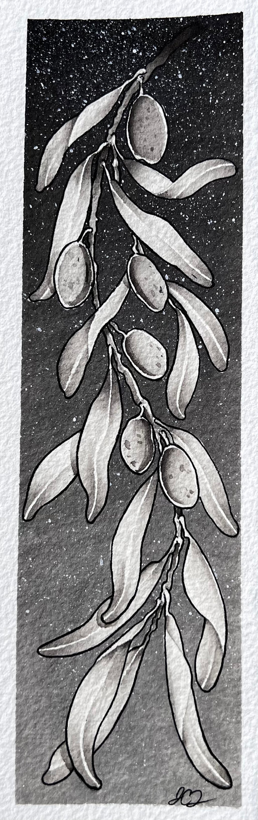 Olive Branch (3in x 10in)